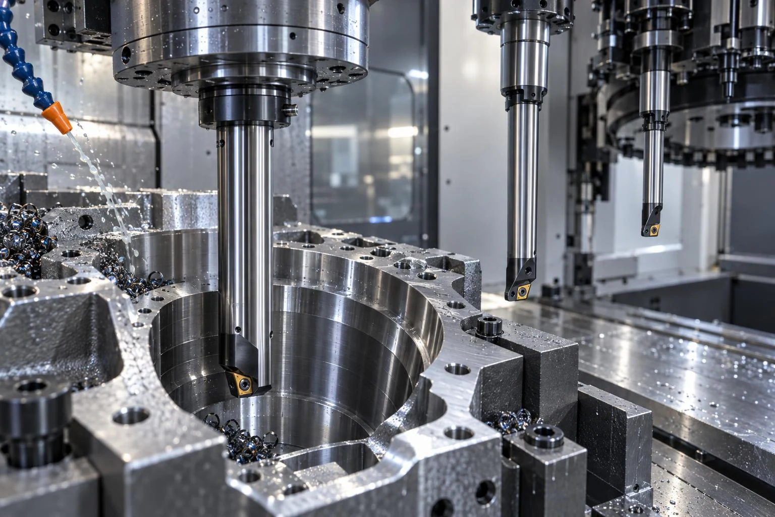 Anti-vibration boring tools for CNC machining